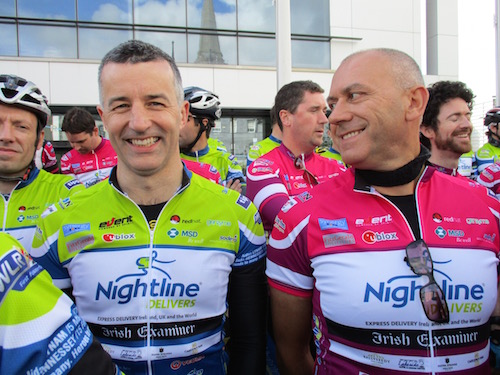 at the Start in Waterford with Jason bane